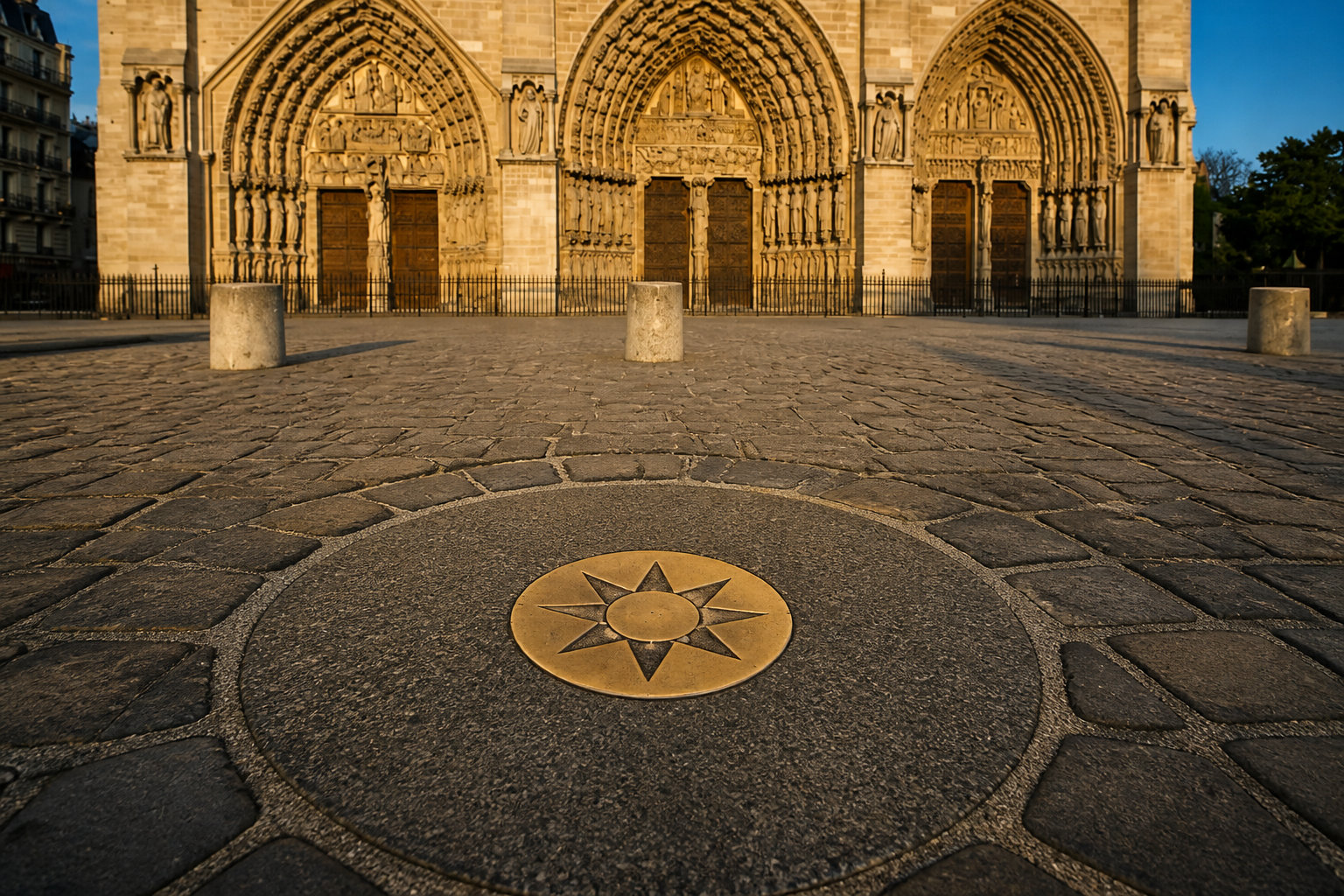 Le point zéro de Notre-Dame : le centre géographique de la France
