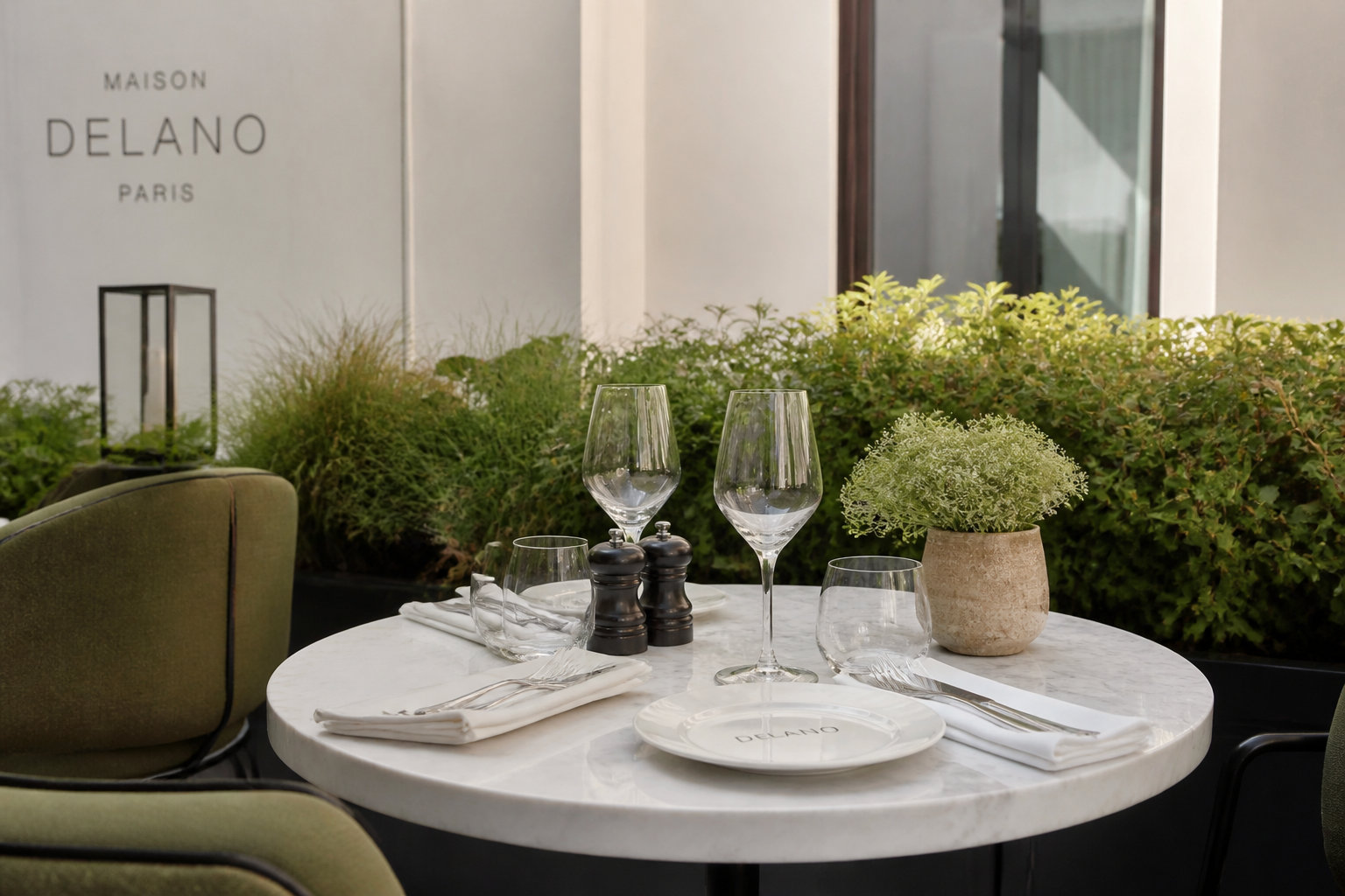 Maison Delano : le raffinement méditerranéen en terrasse